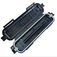 Boîtier de terminaison à rétrécissement thermique ABS pour câble de descente FTTH, 1 fibre optique, boîte de protection de câble thermorétractable