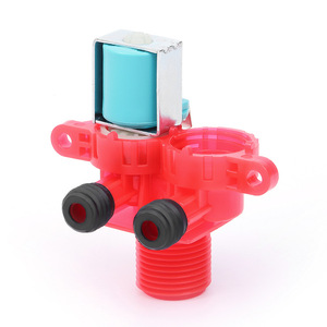 Valve d'entrée d'eau W10240948 pour machine à laver, pièce de rechange électrique en plastique, durable - Product Image 1