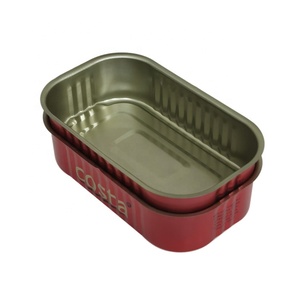 Hojalata <span class=keywords><strong>de</strong></span> comida <span class=keywords><strong>de</strong></span> 125g, dos piezas, fácil <span class=keywords><strong>de</strong></span> abrir, rectangular, 1/4 club, latas <span class=keywords><strong>de</strong></span> sardina vacías para pescado <span class=keywords><strong>enlatado</strong></span> - Product Image 6