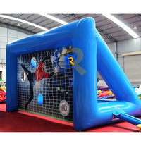 But de football gonflable pour tir au but, défi de vitesse, cible de tir, jeu de football gonflable