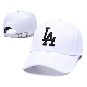 2311 Custom Logo Wholesale High-end Men 3D Embroidery Cotton Black White Gym Running Sports Snapback Baseball Mens Cap