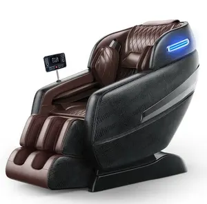 2024 4d zero gravity Luxury Electric Full Body Shiatsu electric back heated foot massage chair with motor