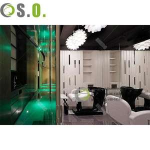 Comptoir de beauté personnalisé Comptoir de beauté moderne Comptoir de réception Salon de beauté - Product Image 2