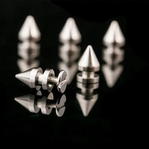 Cono de tornillo de <span class=keywords><strong>Metal</strong></span> de alta calidad, remache <span class=keywords><strong>Punk</strong></span>, remaches decorativos para ropa - Product Image 4
