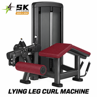 Machine à flexions de jambes allongées à poids sélectables SK-L1 pour usage commercial, équipement de musculation des membres inférieurs pour salle de sport professionnelle