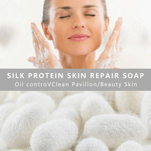 Savon en barre de lait de chèvre en soie végétalienne 200g en gros-Savon solide fait à la main pour éclaircir et hydrater la peau - Product Image 4