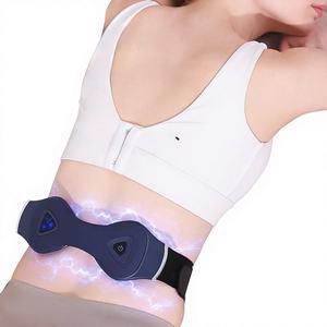 Cinturón Masajeador Abdominal y Lumbar con Calor, Alimentación USB, Control <span class=keywords><strong>de</strong></span> Tiempo, para Fisioterapia, Alivio <span class=keywords><strong>de</strong></span> Distensión <span class=keywords><strong>de</strong></span> Disco Lumbar, Modelo <span class=keywords><strong>de</strong></span> Regalo - Product Image 1