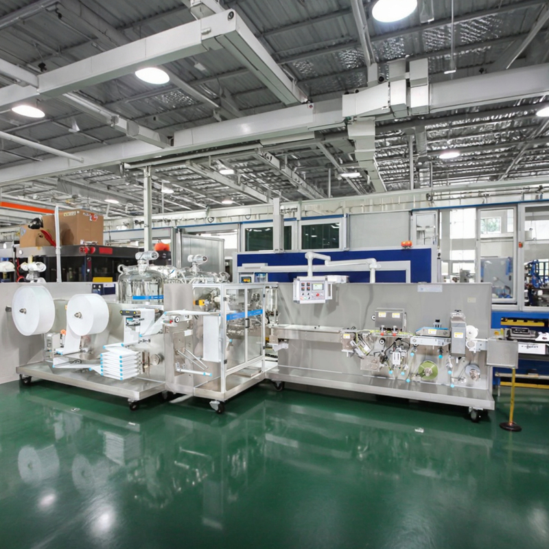 High Efficiency Automatic Wet Towel Manufacturing