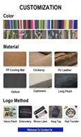 Tapis rafraîchissant imperméable en TPU à imprimé léopard pour chien, en tissu Oxford et cuir PU, lit pour animaux de compagnie, canapé-lit pour chien, vente en gros