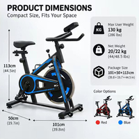Vélo de spinning Zhuobu 2026 tendance pour la maison, vélo d'exercice silencieux de luxe à résistance magnétique, cyclisme stationnaire esthétique avec logo personnalisé