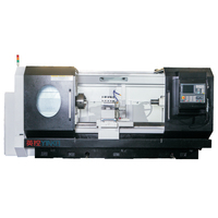 Tour à métaux CNC CK6163B, alésage 105 mm, longueur 1200 mm, ISO 9001, alimentation servo pour usinage de faces, de coniques, de filetages et de contours