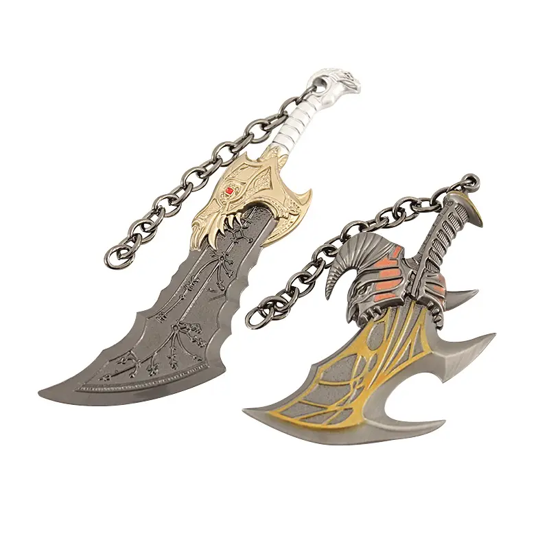 LLavero de Ragnarok Athena de God Of War, cuchillas del Chaos, 13cm, regalo, nuevo producto