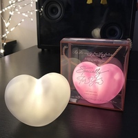Lampe de nuit électronique en forme de cœur d'amour pour la Saint-Valentin 2025, roses, fleurs, cadeau romantique pour les mariages, avec boîte pour les amoureux, les mères