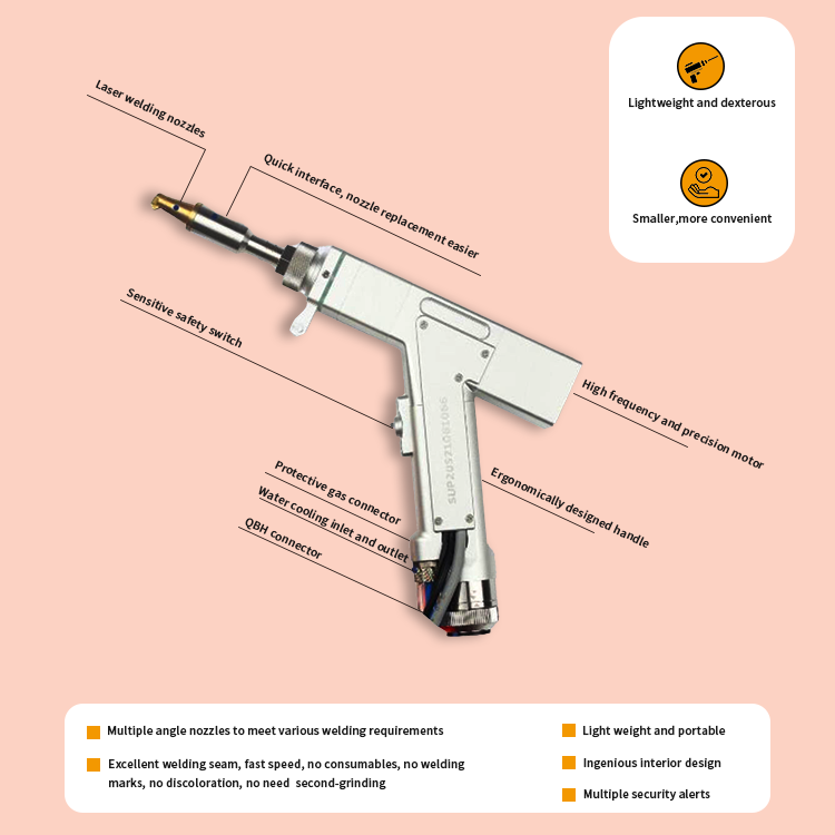 Large led letters fiber handle 400w 1000w laser welding machine