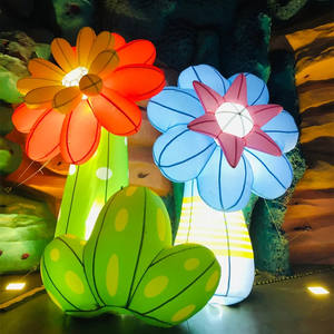 Parade voiture décoration fleurs gonflables fête approvisionnement <span class=keywords><strong>Alice</strong></span> au <span class=keywords><strong>pays</strong></span> <span class=keywords><strong>des</strong></span> <span class=keywords><strong>merveilles</strong></span> fleurs de mariage gonflables colorées avec contrôle - Product Image 3