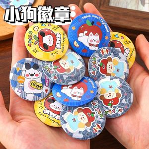 Badges mignons en forme de chien, épingles en plastique de dessin animé pour enfants, récompenses scolaires, broches chiot - Product Image 1