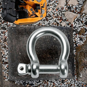 Grillete de Anclaje de Proa Forjado de Acero Inoxidable de Alta Resistencia para Uso Marino, con Pasador de Rosca de 5 mm, Anillo en D Europeo, Capacidad de Carga de 12 kN, para Industria Pesada - Product Image 2