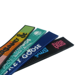 מים הוכחת החלקה בר דלפק מחצלת רך גומי לשפוך מחצלות בירה רפידות PVC שתיית בירה בר מחצלת עם לוגו - Product Image 1