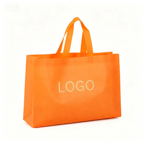 Bolsa de Compras Promocional Económica de la Marca SH, Reciclable, Lisa, No Tejida, con Asa Reforzada - Product Image 1