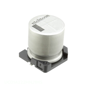 ตัวแทนจำหน่ายอย่างเป็นทางการ ตัวเก็บประจุแบบติดบนพื้นผิว CAP ALUM 2200UF 20% 10V SMD UCD1A222MNJ1MS 2200 uF - Product Image 1