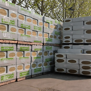 Panneaux d'isolation en laine de roche à bas prix en ligne, 60 kg/m³ 100 mm, pour murs-rideaux et entrepôts, résistants au feu et écologiques - Product Image 5