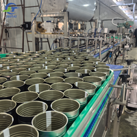 Machine de remplissage, de scellement et de sertissage automatique linéaire électrique pour canettes en aluminium 1000 BPH