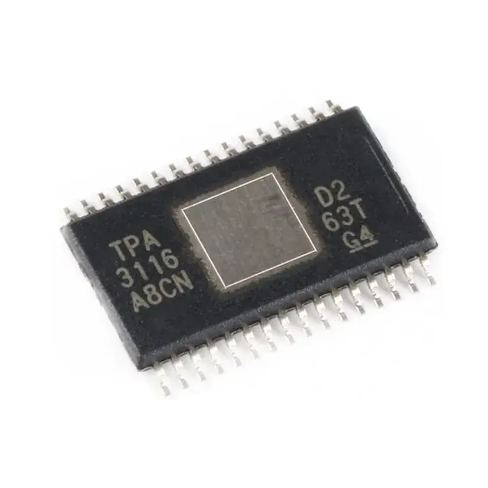 원래 TPA3116 집적 회로 칩 증폭기 IC 2 채널 TPA3116D2DAD HTSSOP-16 스테레오 증폭기