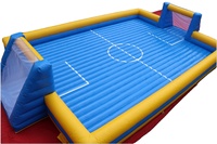 Terrain de football gonflable professionnel à fond souple WINSUN, vente, terrain de football à clôture en savon, location de jeux sportifs