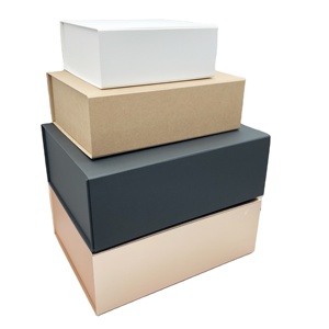 Wholesale small custom printing magnetic folding presentation boxes for gift pack