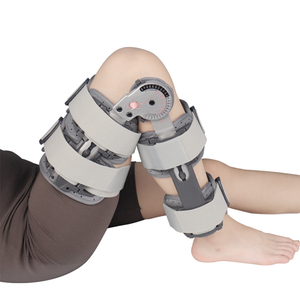 Attelle de soutien du <span class=keywords><strong>genou</strong></span> respirante, pliable et réglable, orthèse fixe pour le membre inférieur, la cuisse, la jambe, le ligament, le ménisque - Product Image 6