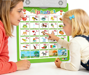 แผนภูมิผนังตัวอักษรแบบโต้ตอบได้, โปสเตอร์การเรียนรู้ ABC แบบพูดได้พร้อม 6 โหมด, ของเล่นเสริมพัฒนาการแบบสัมผัสสำหรับเด็กเล็ก - Product Image 6