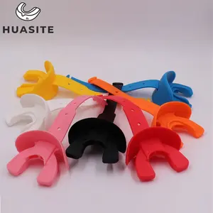 HUASITE Football Lip Guard Mouthpiece Football Mouth Guard Lip Protector Mouthguard with Strap