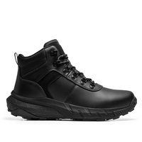 Bottes de combat personnalisées pour hommes, à lacets, mi-mollet, imperméables, respirantes, avec doublure en mesh et semelle extérieure en caoutchouc, pour la marche, l'escalade et la randonnée