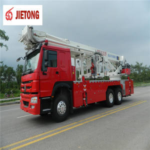 Célèbre lutte contre l'incendie JIETONG marque 32m hauteur de travail Aérien hydraulique nacelle élévatrice à flèche articulée <span class=keywords><strong>camion</strong></span> de <span class=keywords><strong>pompier</strong></span> À Vendre - Product Image 2