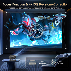 Nhà Máy Thông Minh Tof Tự Động Tập Trung Chiếu Có Bản địa 1080P Rạp Chiếu Phim Gia Đình <span class=keywords><strong>Mini</strong></span> Xách Tay Điện Thoại Di Động Máy Chiếu 4K Full HD Video Proyector - Product Image 2