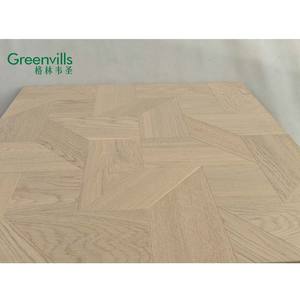 Parqué de roble de ingeniería, 100% madera auténtica, suelo interior con diseño de molino de viento novedoso - Product Image 2