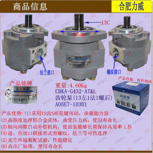 Agent de la marque Shengan + Hefei Liwei Machines industrielles d'occasion - CBKA-G432-AT&L Pompe à engrenages (13 Gauche 1 Droite 1 Vis) - Product Image 2