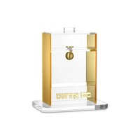 Ensemble Lucite Mayim Achronim - Cadeau Judaica - Personnalisé - Judaica en acrylique - Cadeau juif pour Shabbat, Rosh Hashanah, Sukkot - Décoration de table de luxe