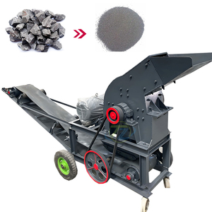 Máy nghiền búa đá nhỏ với động cơ hiệu quả gạch di động & Máy Làm cát bê tông - Product Image 4