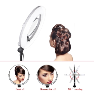 Anneau lumineux bicolore Fosoto Fe-480ii 96W pour studio <span class=keywords><strong>photo</strong></span> et vidéo <span class=keywords><strong>YouTube</strong></span>, maquillage, avec télécommande pour éclairage photographique - Product Image 6