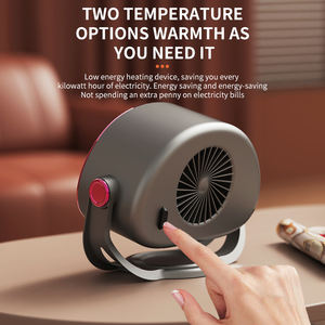 Pemanas Kipas Portabel 2-in-1 yang Dapat Diisi Ulang, Pemasangan di Meja dan Lantai, Pemanas Mini Plastik untuk Musim Dingin dengan Termostat yang Dapat Disesuaikan, Cocok untuk Kamar Mandi - Product Image 2