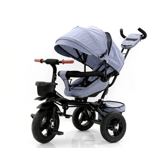 Triciclo de Acero Inoxidable de 3 Ruedas para Niños de 2 a 8 Años, Llantas de Goma Sin Neumáticos, Capacidad de Carga de 20 KG, Marca FZ - Product Image 3