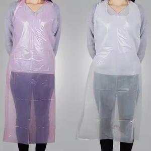 Tablier en plastique jetable <span class=keywords><strong>pas</strong></span> <span class=keywords><strong>cher</strong></span> pour cuisine et <span class=keywords><strong>restaurant</strong></span>, vente en gros - Product Image 1