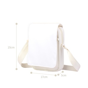 Bolso Bandolera Sublimable <span class=keywords><strong>para</strong></span> <span class=keywords><strong>Hombre</strong></span> y Mujer, Bolso de Hombro Personalizable con Impresión <span class=keywords><strong>para</strong></span> Fotos y Logotipos - Product Image 3