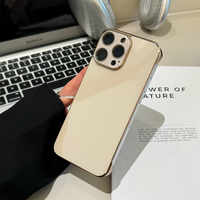 Étui en verre trempé ultra fin pour iPhone 16 15 14 12 13 Mini 11 Pro XS Max X XR 15 16Plus Protection Coque rigide Fundas