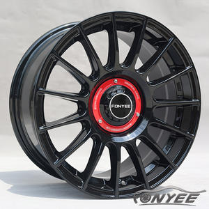 F992259 pour <span class=keywords><strong>OZ</strong></span> Racing 15 <span class=keywords><strong>16</strong></span> <span class=keywords><strong>pouces</strong></span> 4x100/108 5x100/108/114.3 Noir Multi-Rayons 10 Trous Jantes en Alliage pour BMW Mercedes Audi - Product Image 2