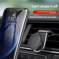 Support magnétique universel pour téléphone F3, fixation sur grille d'aération de voiture en forme de L avec ventouse et support de navigation, ajustement standard