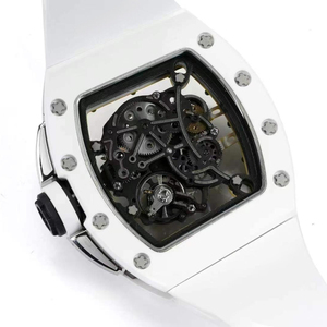 Nuevo Reloj Tourbillon 2026 con Movimiento RM061, Caja Cuadrada, Cristal de Zafiro, Esfera Antiabrasión, Superficie de Cerámica Duradera y Correa de Goma - Product Image 4