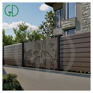 Panneaux de clôture en aluminium GD effet bois pour jardin – Nouveaux designs en promotion - Product Image 6