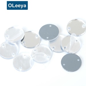 Prix d'usine Plus de 35 formes de perles plates à dos plat, strass en acrylique à coudre avec film protecteur en PVC pour robes de soirée - Product Image 2